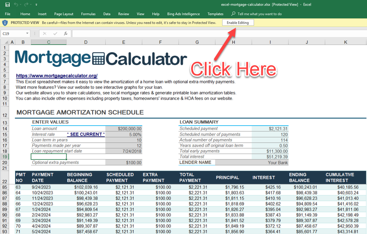 Excel Mortgage Template Longchampleathergoodsfrance