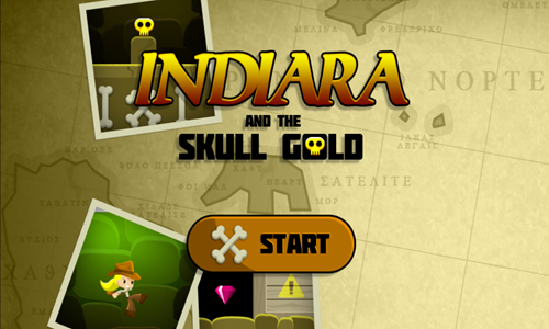 Indiara and the Skull Gold Game.