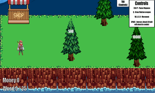 Lumberjack Evolution Game.