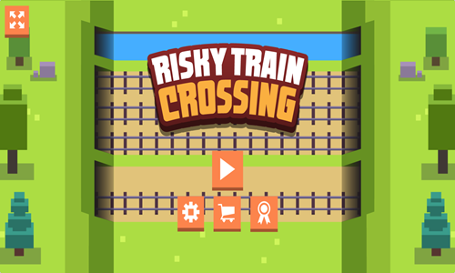 Risky Train Crossing Game.