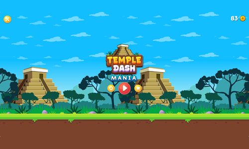 Temple Dash Mania Game.